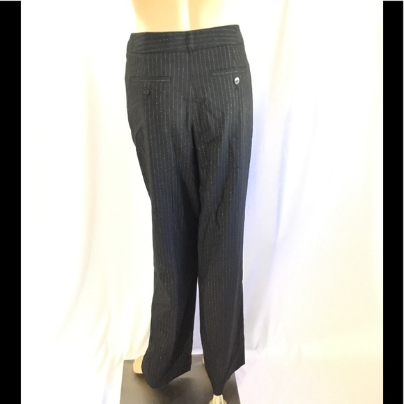 Jones New York Collection Black and Gold Pants - Picture 4 of 12